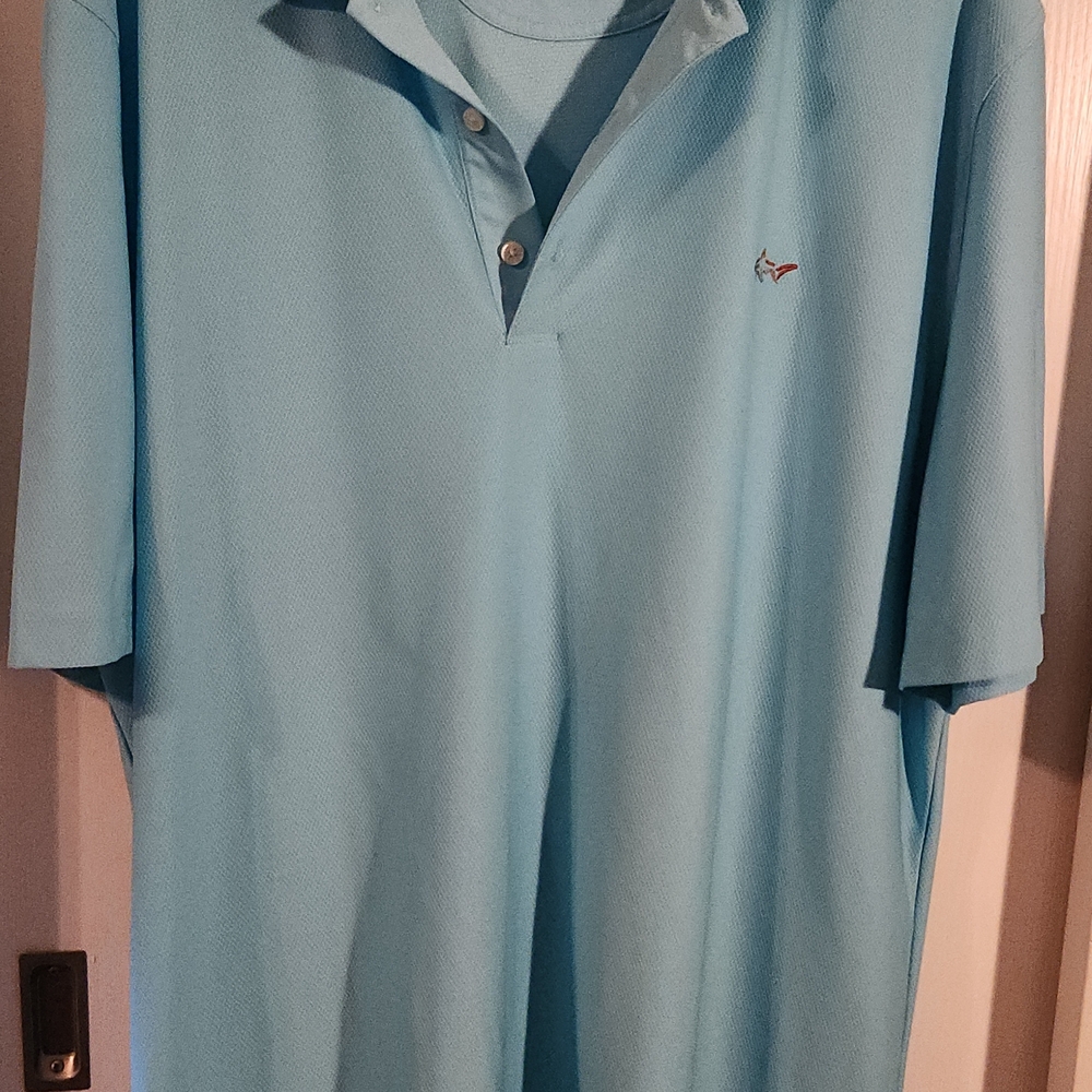 Greg Norman Collection Sky Blue Polo Shirt